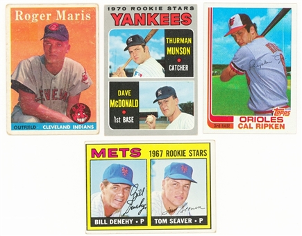 1958-1982 Topps Stars and Hall of Famers Collection (4 Different)